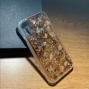 iPhone XR case (glitter foil) brand new